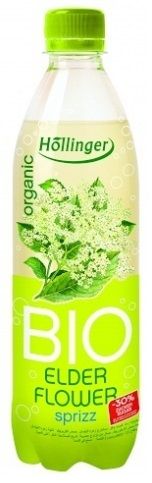 Höllinger bio gyümölcsfröccs bodzavirág 500 ml