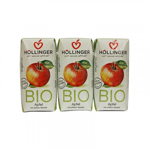 Höllinger bio gyümölcsital alma 200 ml
