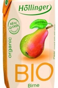 Höllinger bio gyümölcsital körte 200 ml
