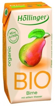 Höllinger bio gyümölcsital körte 200 ml