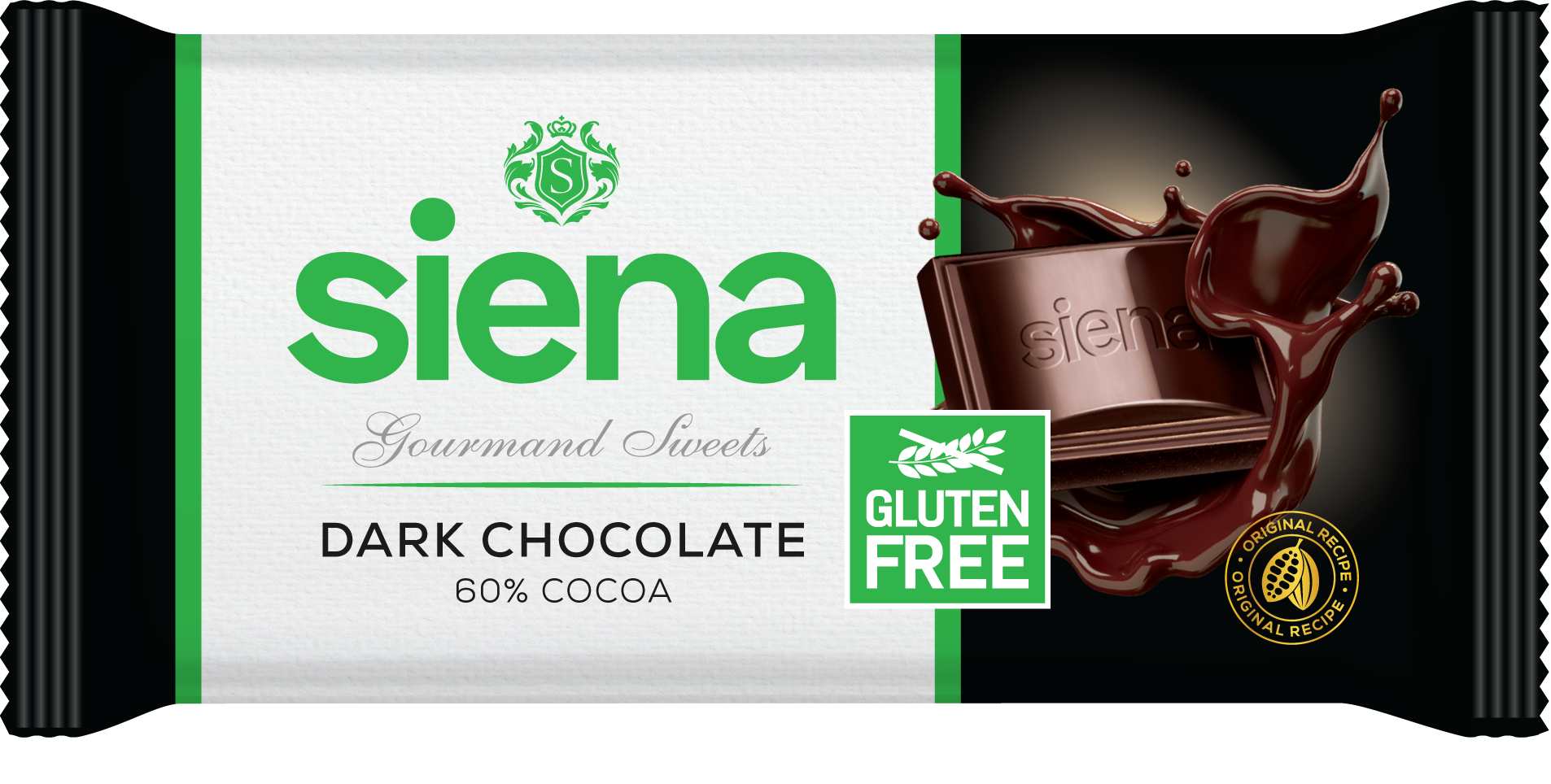 Siena étcsokoládé gluténmentes 90 g