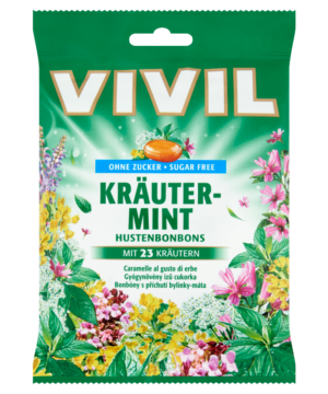 Vivil gyógynövényes cukorka 60 g