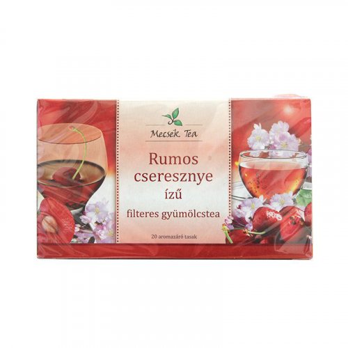 Mecsek gyümölcstea rumos cseresznye 20x2g 40 g