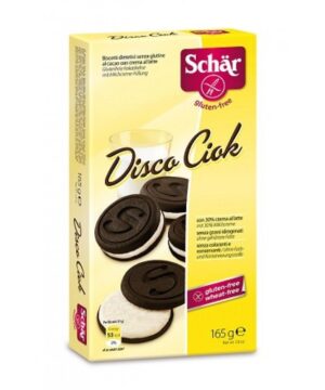 Schar gluténmentes keksz disco ciok kakaós 165 g