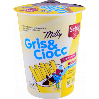 Schar gluténmentes gris&ciocc grissini mogyorókrémmel 52 g