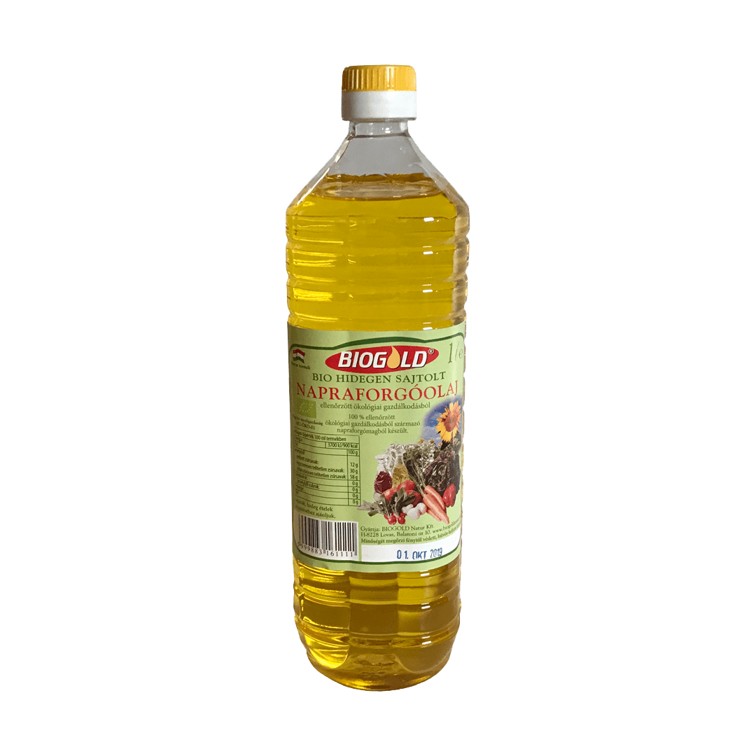 Biogold bio napraforgó étolaj 500 ml