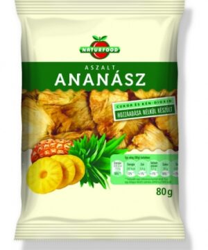 Naturfood aszalt ananász 80 g