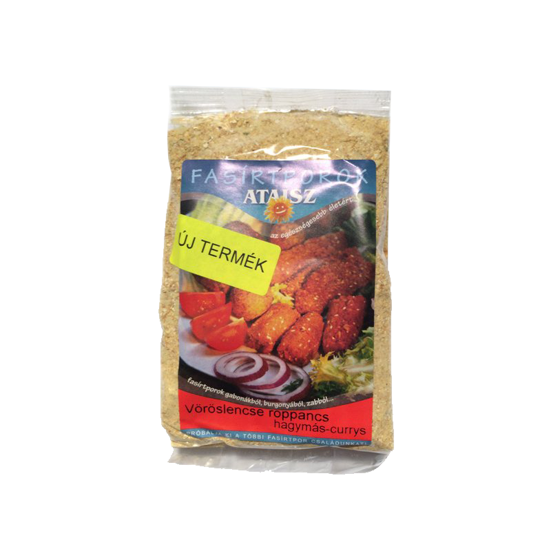 Ataisz vöröslencse roppancs hagyma-curry 200 g