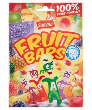 Sunvita gyümölcsszelet fruit bars 10 db 150 g