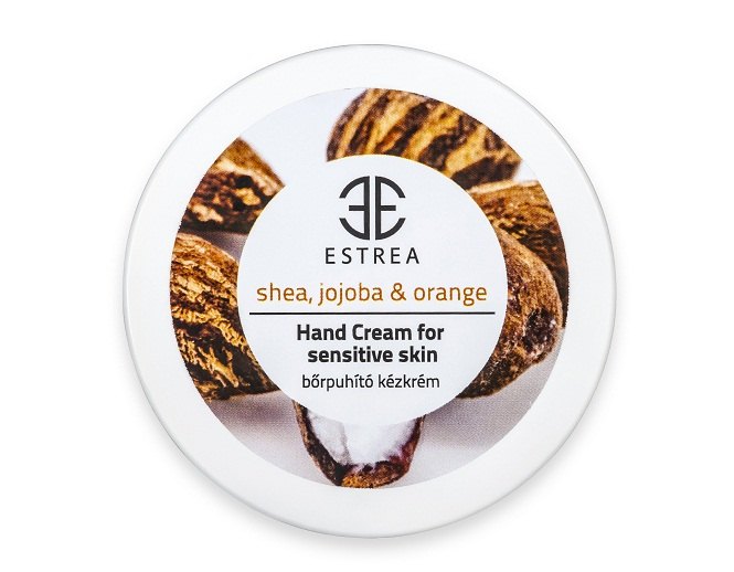 Estrea bőrpuhító kézkrém shea vajjal jojobával narancsolajja 200 ml