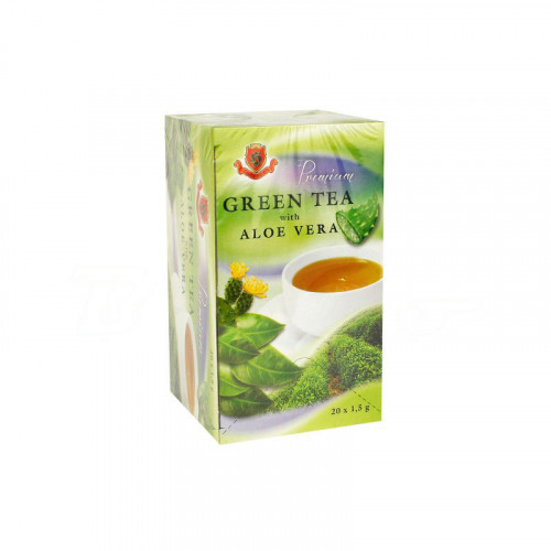 Herbex prémium tea zöldtea aloe verával 20x1