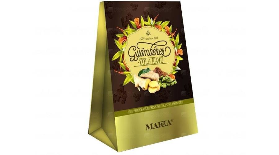 Makka gyömbéres zöld kávé 100% arabica instant kávé 30 db