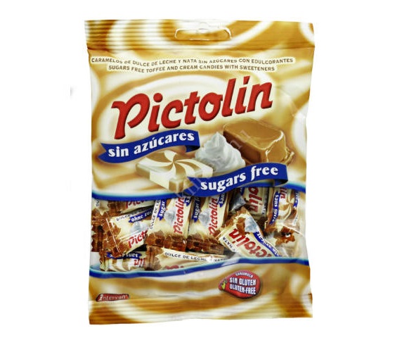Pictolin cukorka toffee karamell ízű cukor hozzáadása nélkül tejszínes 65 g