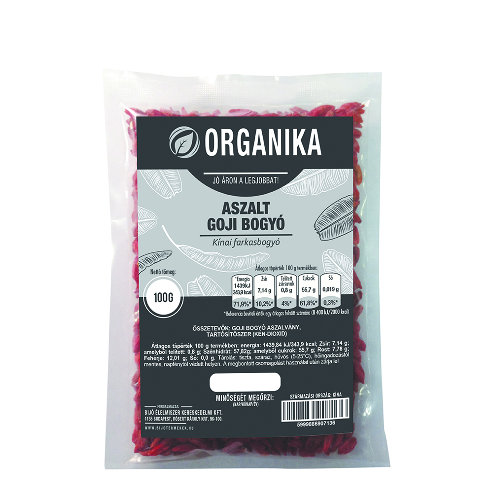 Organika goji bogyó 100 g