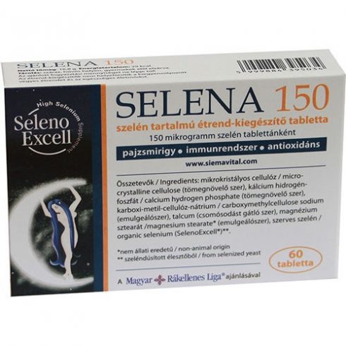 Selena 150 szeléntartalmú tabletta 60 db