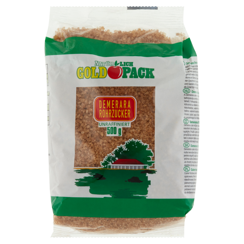 Gold Pack demerara nádcukor 500 g