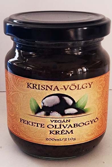 Krisnavölgyi olívakrém fekete 210 g