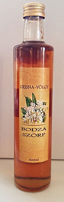 Krisnavölgyi bodza szörp 500 ml