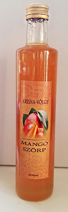 Krisnavölgyi mangó szörp 500 ml
