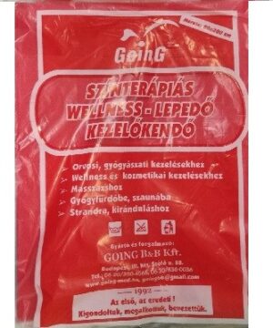 Going színterápiás wellness lepedő piros 1 db