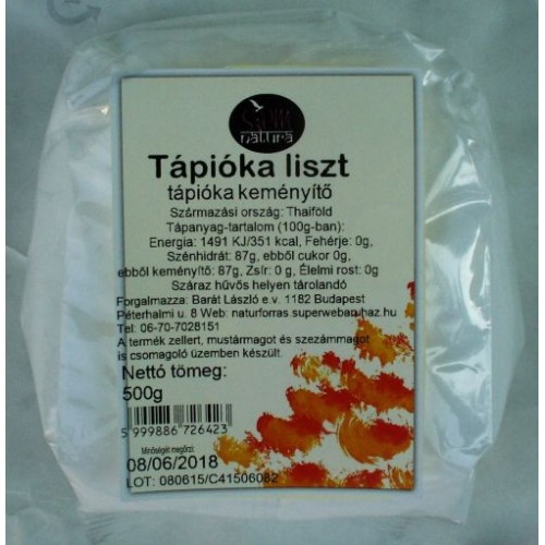 Szpm tápióka liszt 500 g