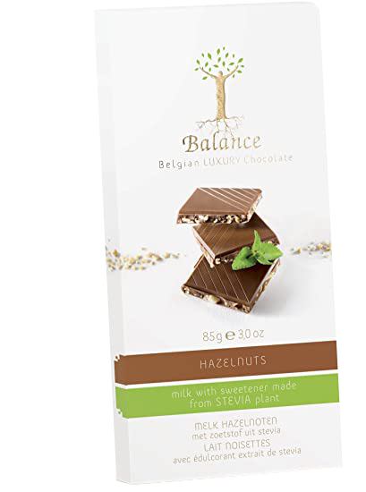 Balance belga tej-mogyoró tábla stíviával 85 g