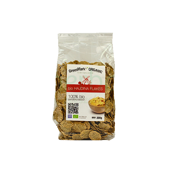 Greenmark bio hajdina flakes reggelizőpehely 200 g