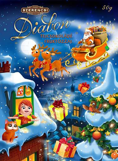 Diabon adventi kalendárium 50 g