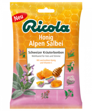 Ricola cukorka mézes-zsályás zacskós 75 g