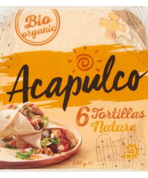 Acapulco bio lágy tortilla tészta 240 g