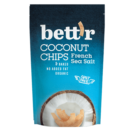 Bettr bio kókuszchips francia tengeri sós 70 g