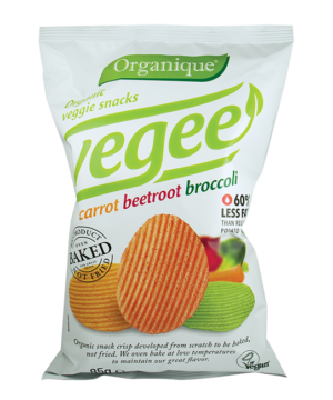 Organique bio burgonya snack zöldséges vegee 85 g