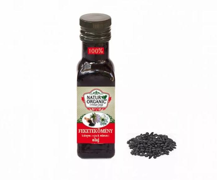 Natur organic feketekömény olaj 100 ml
