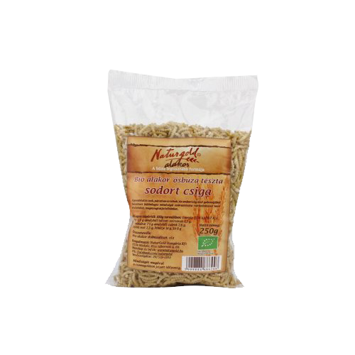 Naturgold bio alakor osbúza csigatészta fehér 250 g