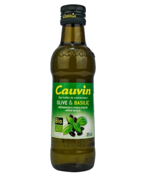 Cauvin bio bazsalikomos olívaolaj 250 ml