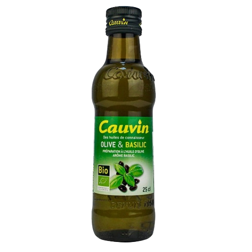 Cauvin bio bazsalikomos olívaolaj 250 ml