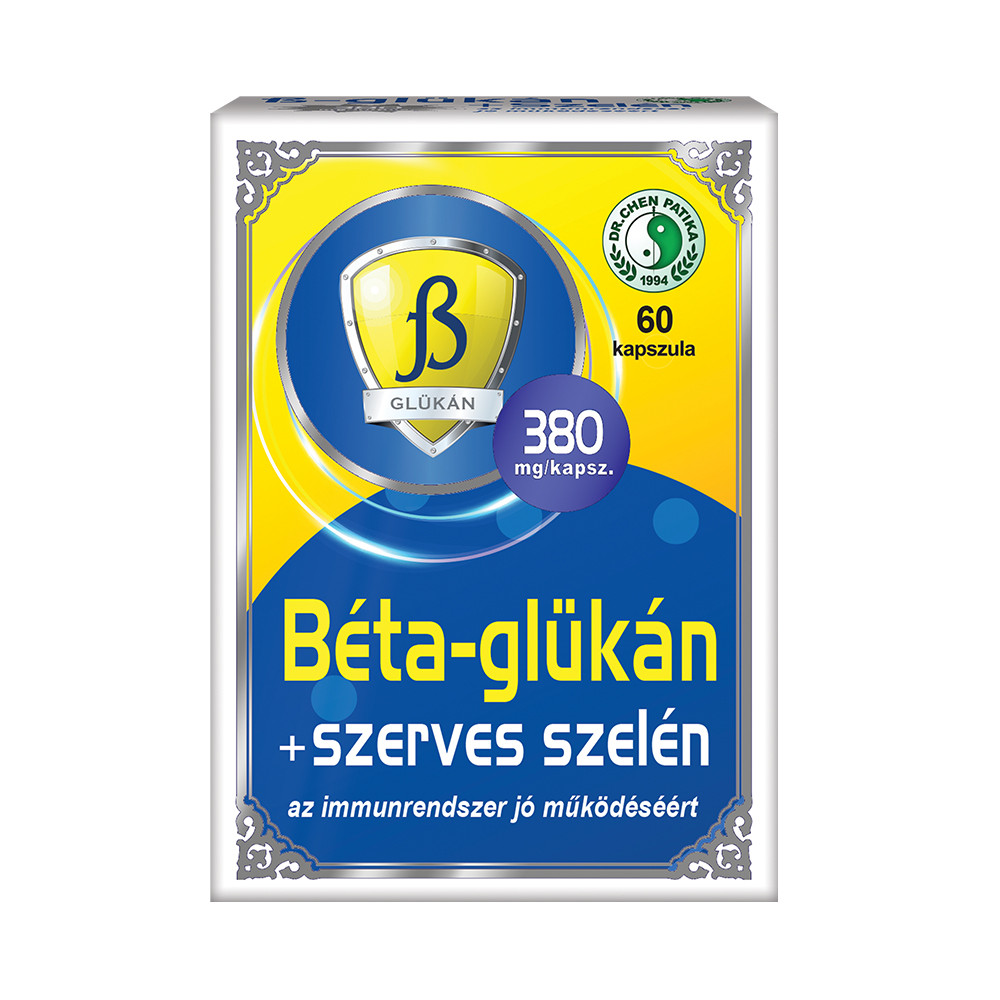 Dr. chen béta-glükán + szelén kapszula 60 db