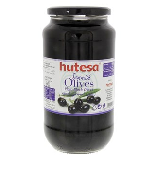 Hutesa fekete magozott olajbogyó 935 ml
