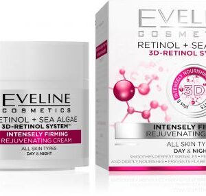 Eveline 3d retinol intenzív feszesítő arckrém 50 ml