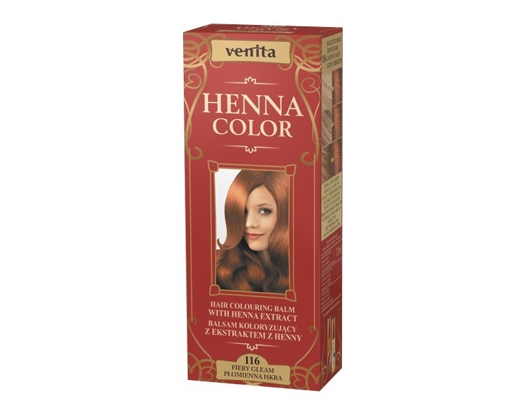 Henna Color szinező hajbalzsam nr 116 tűzvörös 75 ml