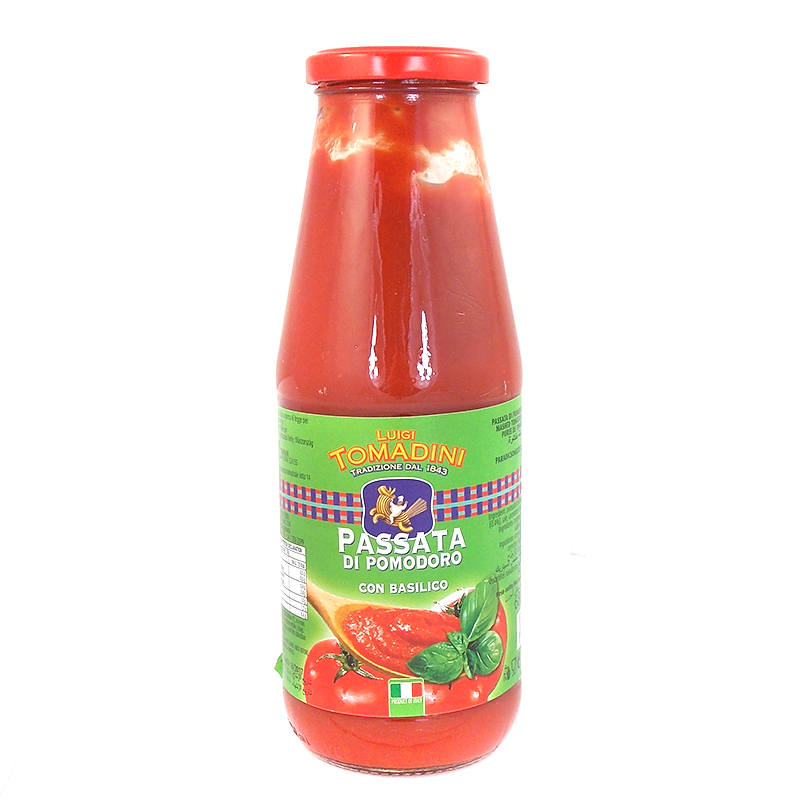 Luigi tomadini paszírozott paradicsom bazslikomos 680 ml