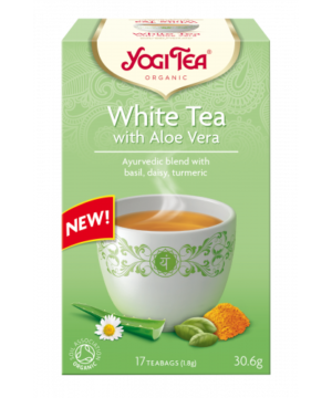 Yogi tea fehér tea aloe verával bio 17x1