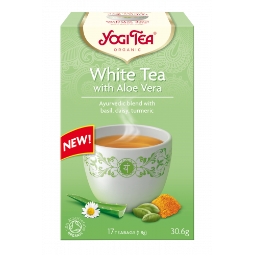 Yogi tea fehér tea aloe verával bio 17x1
