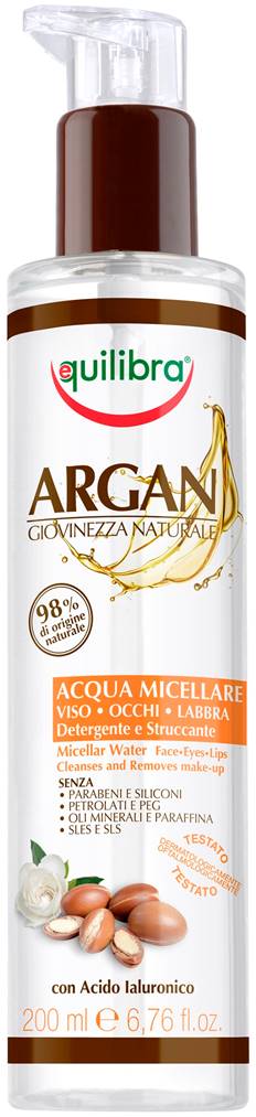 Equilibra argánolaj micellás víz 200 ml