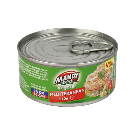 Mandy növényi pástétom mediterrán 120 g