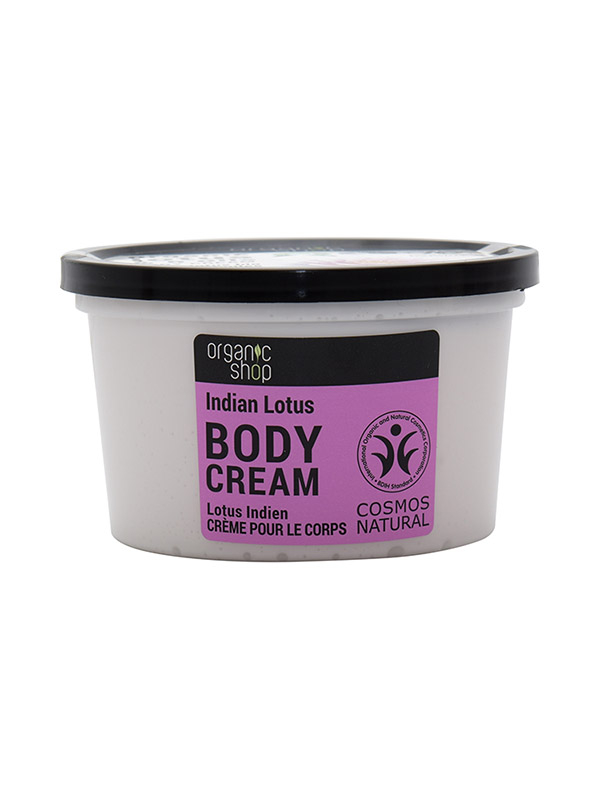 Organic Shop bio indiai lótusz testápoló krém 250 ml