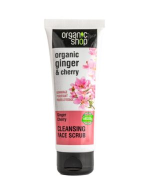 Organic Shop bio gyömbéres cseresznye tisztító arcradír 75 ml
