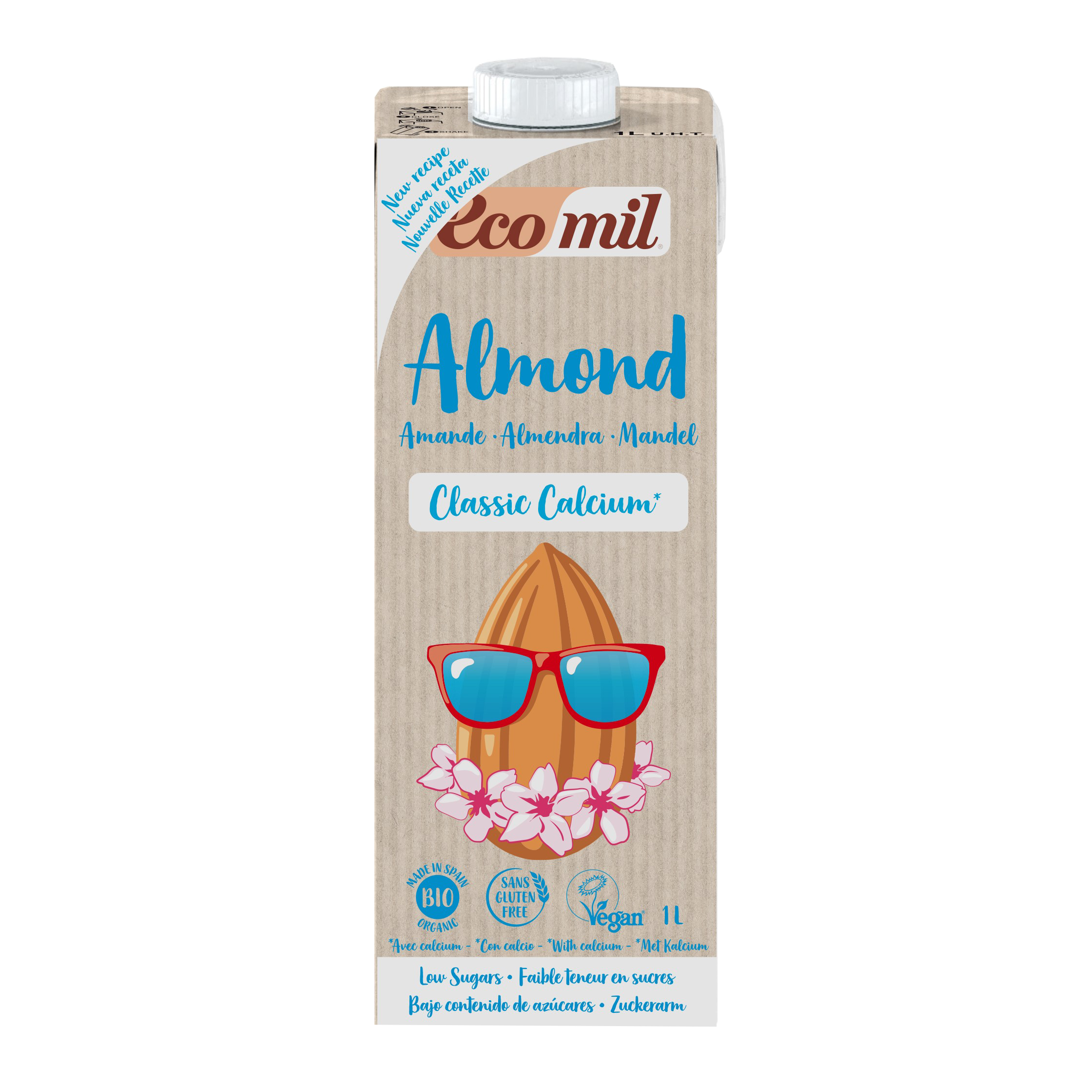 Ecomil bio mandulaital classic calciummal 1000 ml