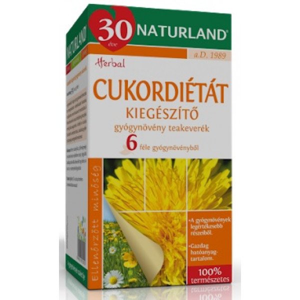 Naturland cukordiétát kiegészítő teakeverék 30 g