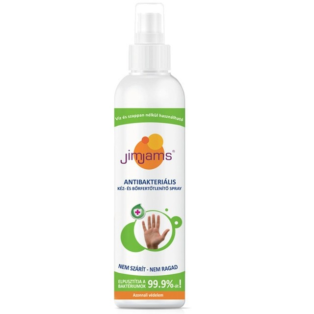 Jimjams antibakteriális kéz-és bőrfertőtlenítő spray 250 ml